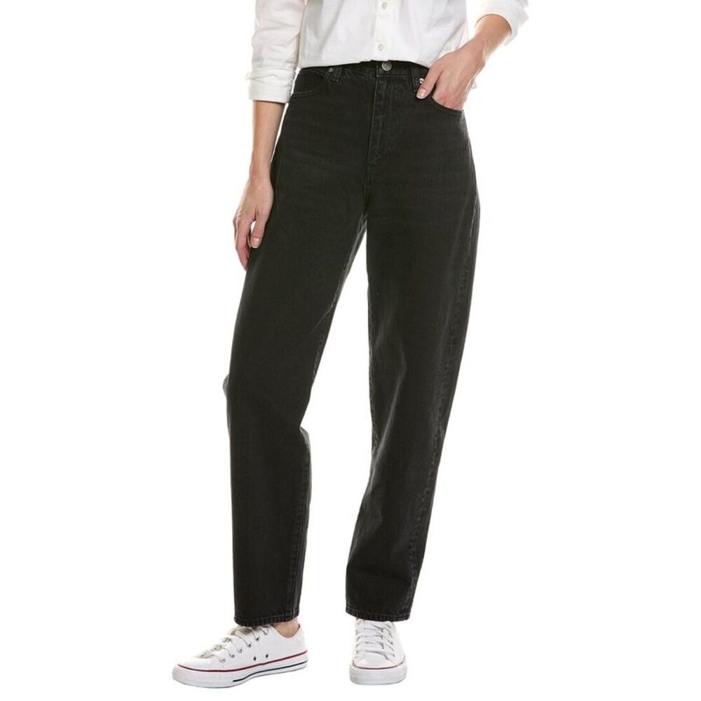 Frame Denim Womens Frame The Neat Astral Barrel Jean, Black